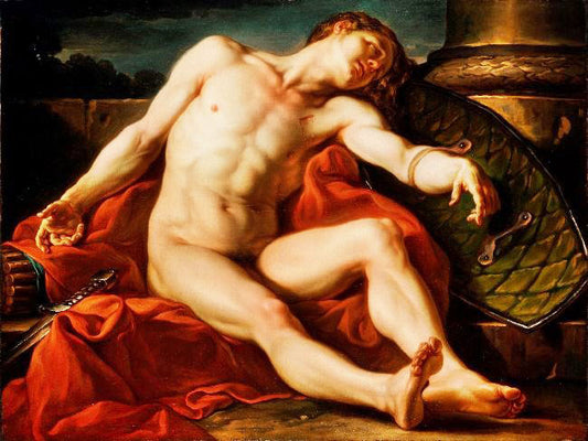 Death Of A Gladiator by Jean-Simon Berthélem