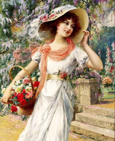 The Flower Garden by Emile Vernon