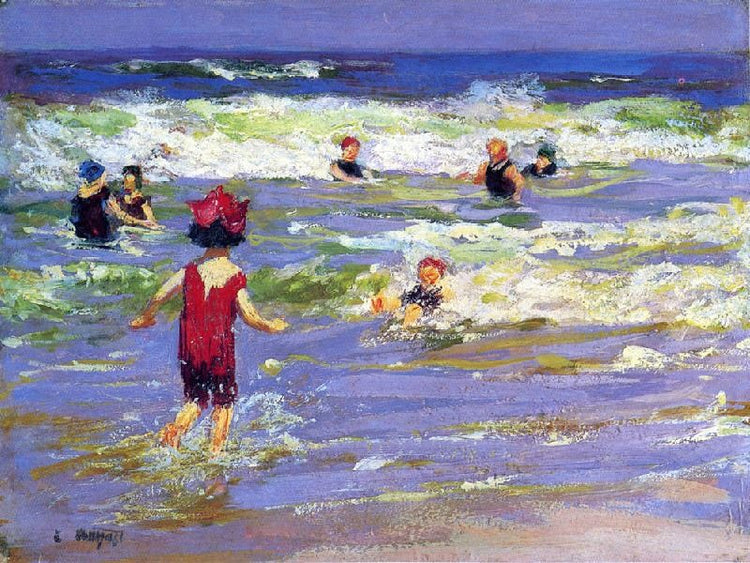Little Sea Bather by Edward Potthast