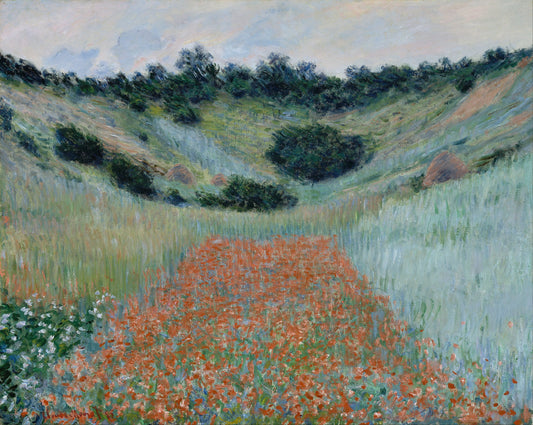 POPPY FIELD IN A HOLLOW NEAR GIVERNY