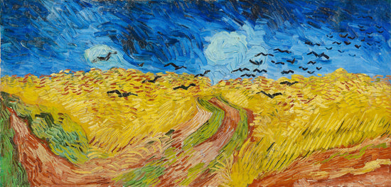 WHEATFIELD WITH CROWS