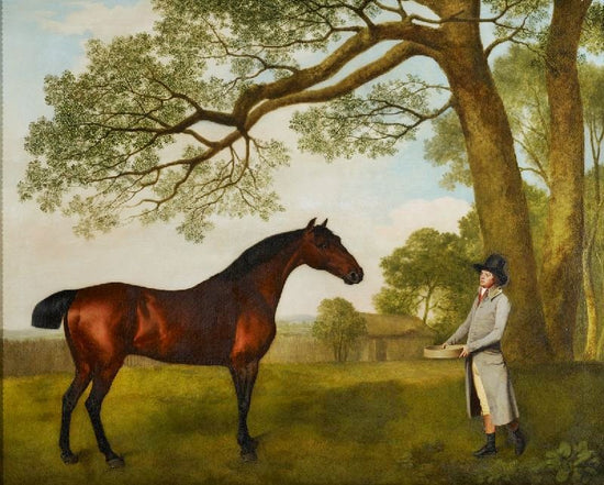 John Gascoigne With A Bay Horse by George Stubbs