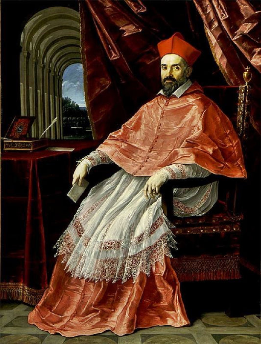 Portrait Of Cardinal Roberto Ubaldino, Papal Legate To Bologna by Guido Reni