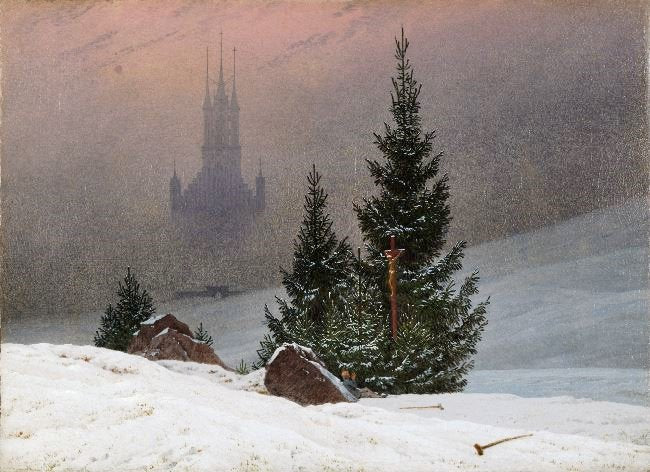 Winter Landscape by Caspar David Friedrich