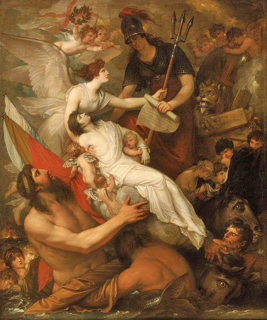 The Immortality Of Nelson by Benjamin West