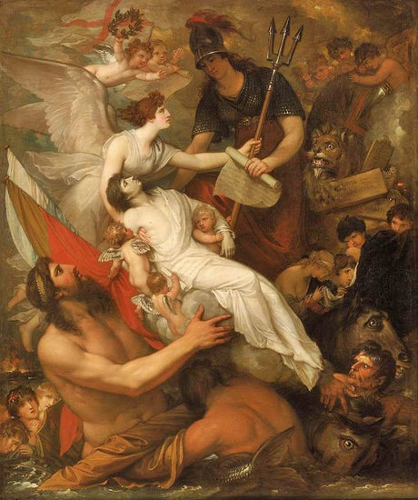 The Immortality Of Nelson by Benjamin West