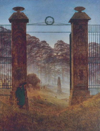 The Cemetery Entrance by Caspar David Friedrich