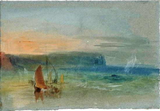 French Coast, Probably The Estuary Of The Seine by Joseph Turner