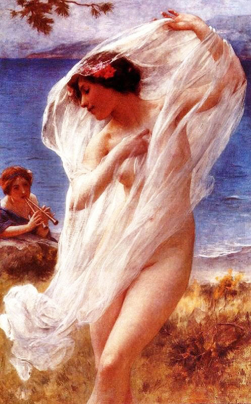 A Dance By The Sea by Charles-Amable Lenoir