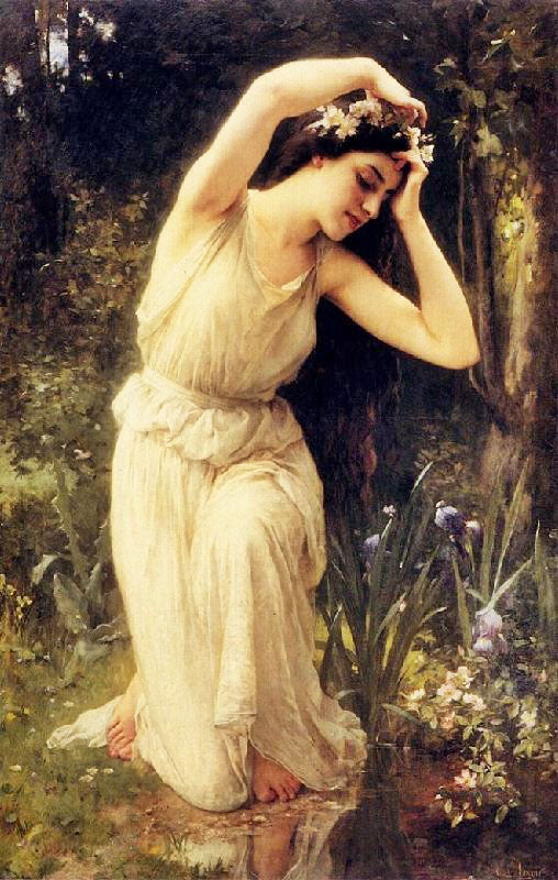 A Nymph In The Forest by Charles-Amable Lenoir