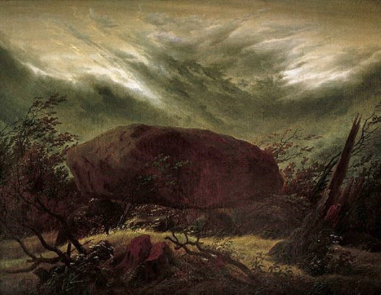 Dolmen In Autumn by Caspar David Friedrich