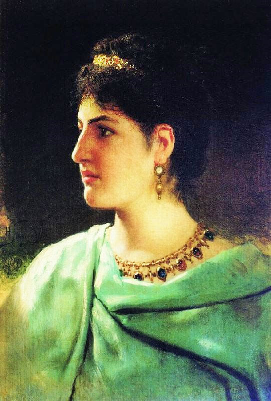 Portrait Of A Roman Lady, 1890 by Hendryk Siemiradzki