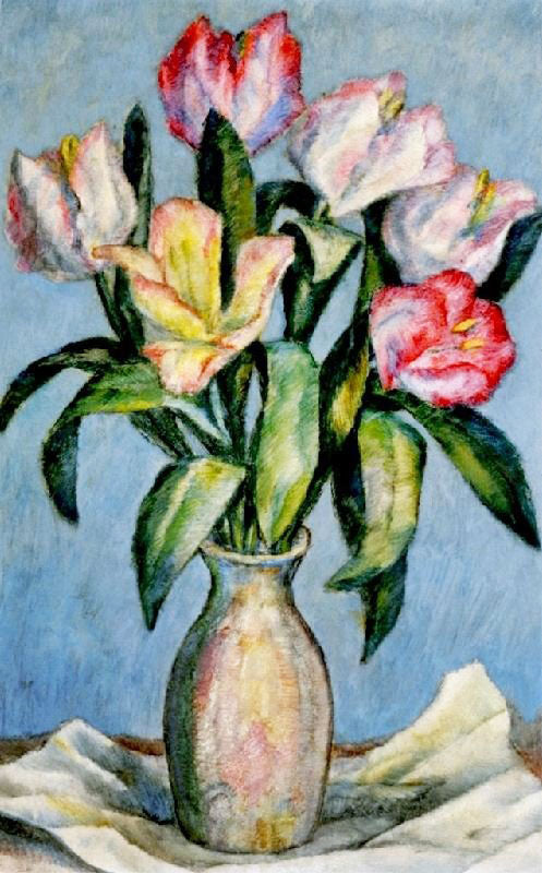 Still Life (Tulips) by Middleton Manigault