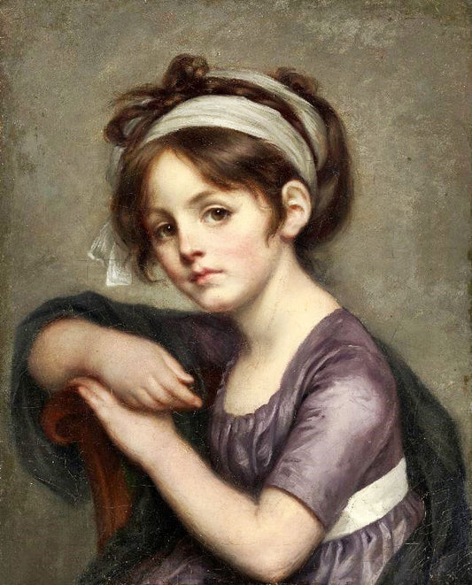 Portait Of A Young Girl by Jean-Baptiste Greuze