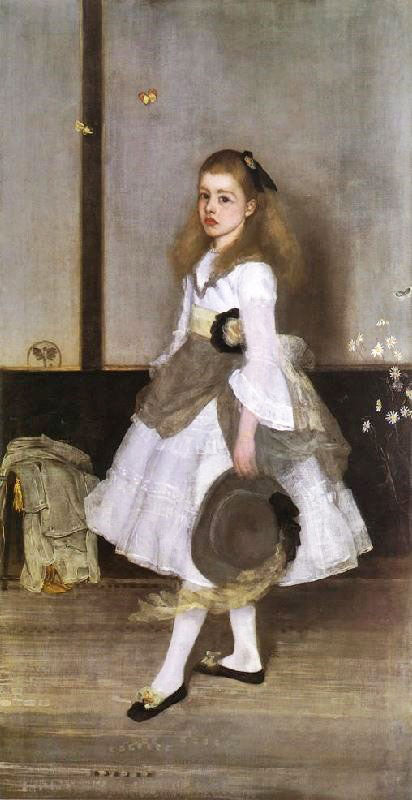 Harmony In Grey And Green: Miss Cicely Alexander by James Abbott McNeill Whistler
