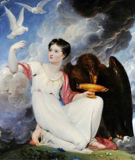Lady Charlotte Harley As Hebe by Richard Westall