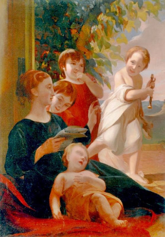 The Sully Children (Jane, Blanche, Ellen Oldmixon, Rosalie Kemble And Alfred) by Thomas Sull