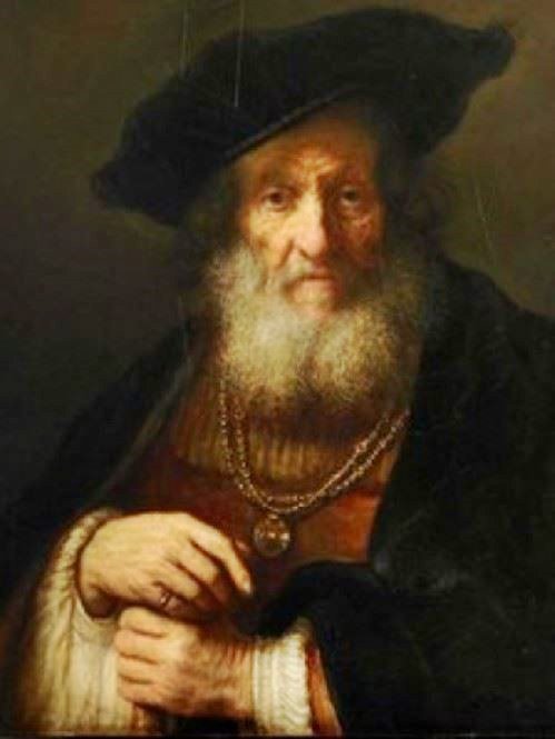 Portrait Of An Old Man (Boaz) by Rembrandt van Rijn