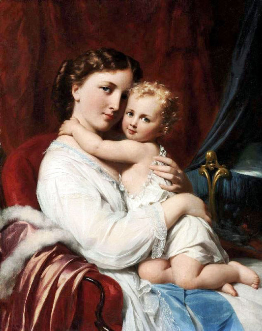 A Mother’S Love by Fritz Zuber-Buhler