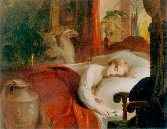 Little Nell Asleep In The Curiosity Shop by Thomas Sull