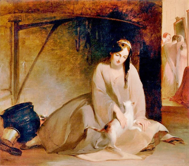 Cinderella At The Kitchen Fire by Thomas Sull