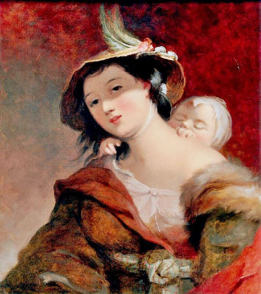 Gypsy Woman And Child, After Murillo by Thomas Sull