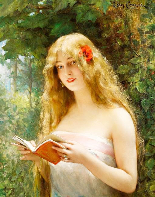 The Beautiful Reader by Léon-François Comerre