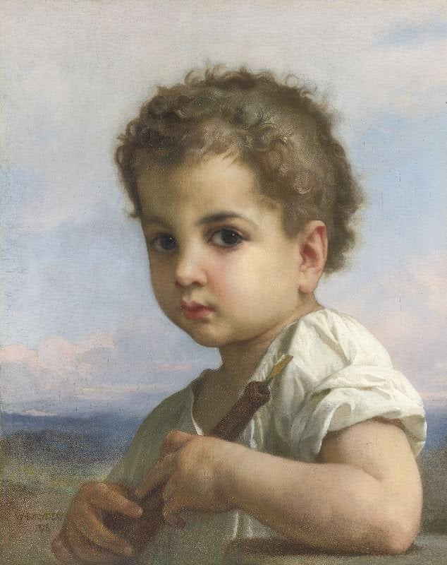 Flute Player by William Bouguereau