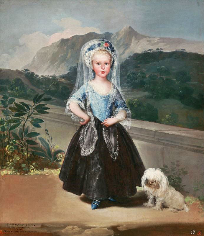 Maria Teresa De Borbon Y Vallabriga, Later Contesa De Chinchon by Francisco Jose de Goya y Lucientes