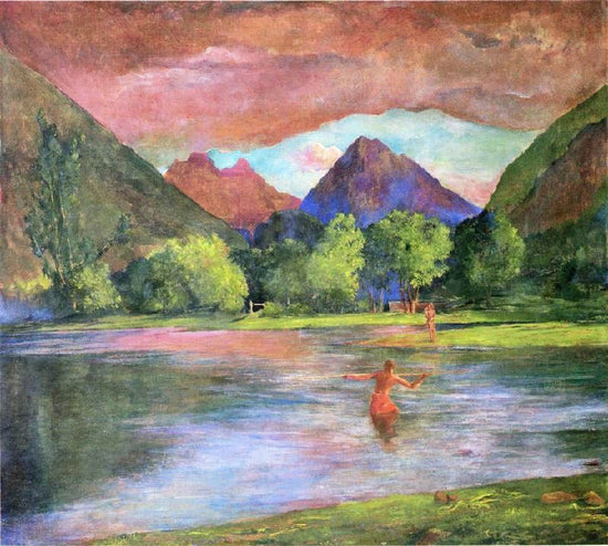 After-Glow, Tautira River, Tahiti by John La Farge