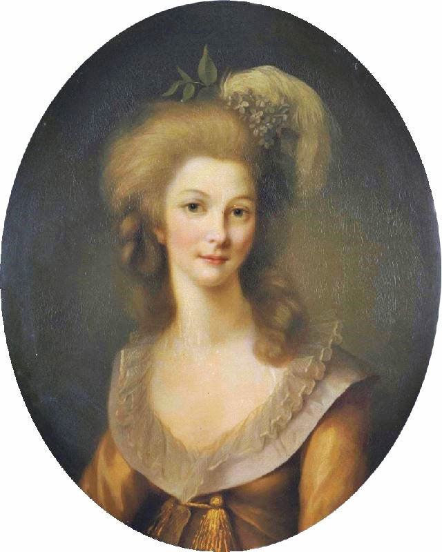 Portrait Of Princess Of Lamballe by Marie-Victoire Lemoine