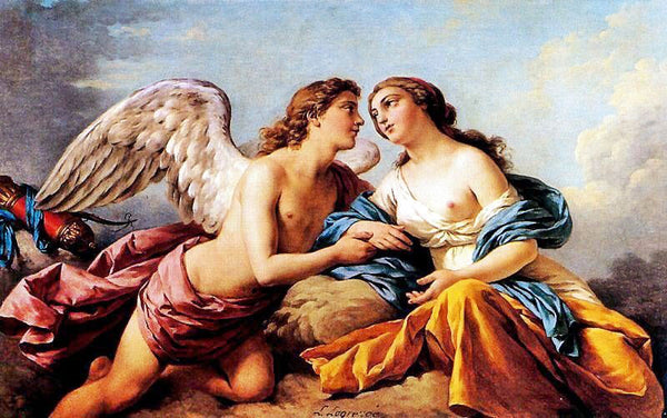 Allegory Of The Five Senses, Touch by Louis Jean François Lagrenée