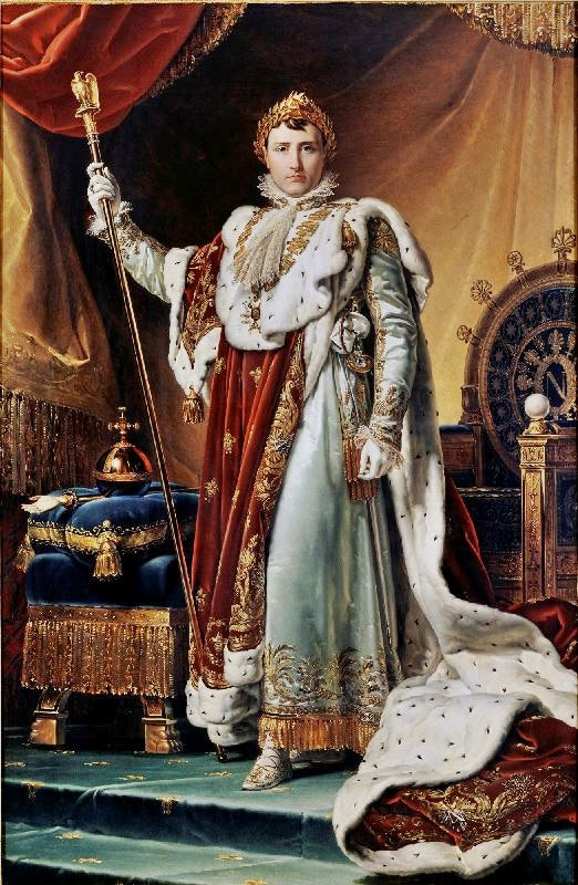 Napoleon I In His Imperial Robes by François Gérard
