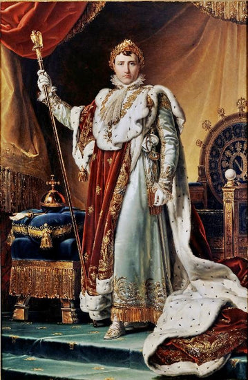 Napoleon I In His Imperial Robes by François Gérard