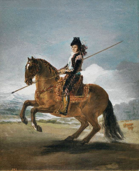 A Pole Vaulter by Francisco Jose de Goya y Lucientes