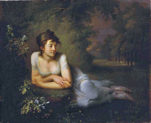 Portrait Of Christine Boyer (1773-1800) by Jean-Frédéric Schall