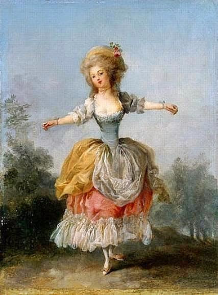 A Woman Dancing by Jean-Frédéric Schall