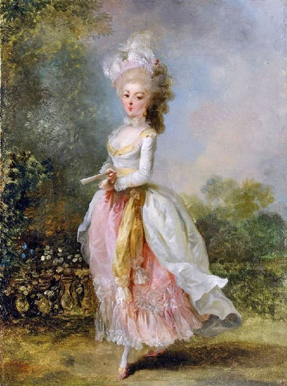 Portrait Of A Lady, Said To Be Marie-Madeleine Guimard by Jean-Frédéric Schall