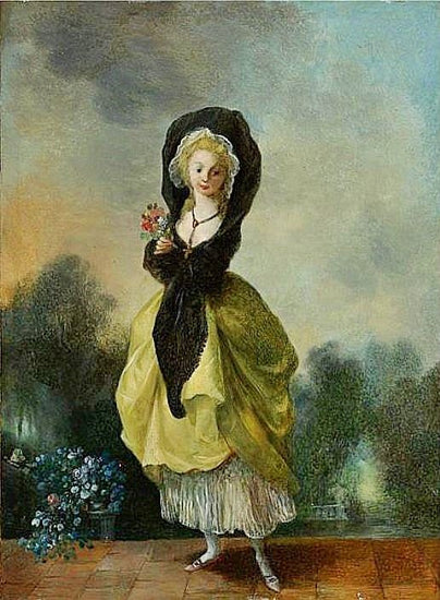 A Walking Girl by Jean-Frédéric Schall