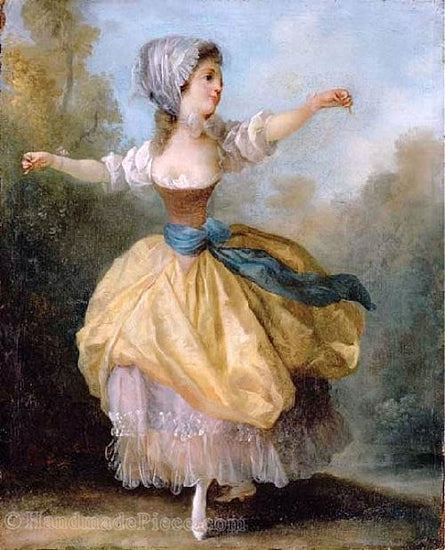 A Dancing Girl by Jean-Frédéric Schall