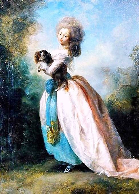 A Lady With A Dog by Jean-Frédéric Schall