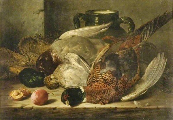 Still Life With Pheasant, Partridge And Duck by Edward Ladell
