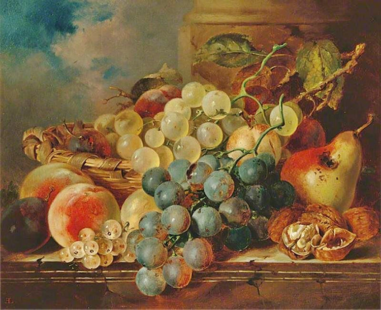 Basket Of Fruit by Edward Ladell