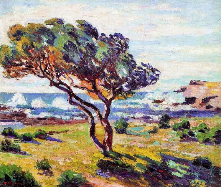 Gust Of Wind, Le Brusc by Armand Guillaumin