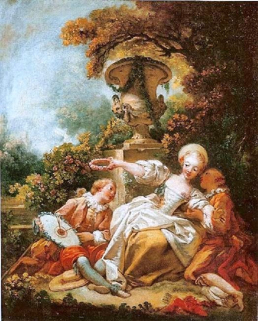 The Fascinated Coquette by Jean-Honore Fragonard