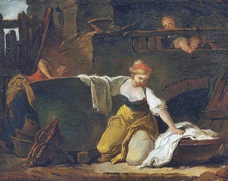 YOUNG WASHERWOMAN