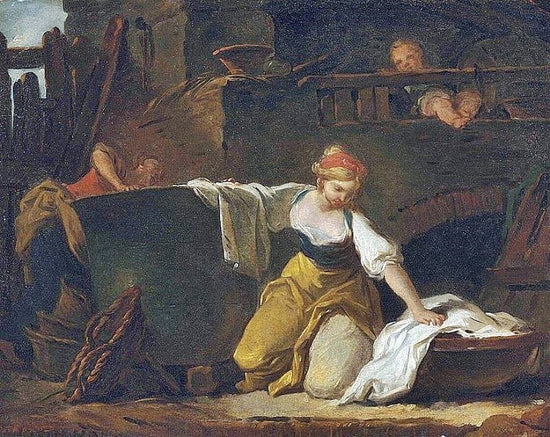 Young Washerwoman by Jean-Honore Fragonard