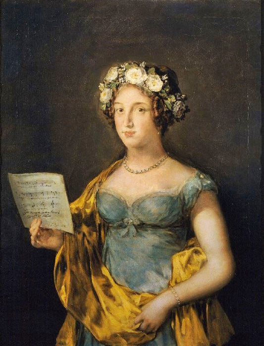 The Duchess Of Abrantes by Francisco Jose de Goya y Lucientes
