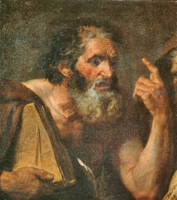 A Philosopher by Jacques-Louis David