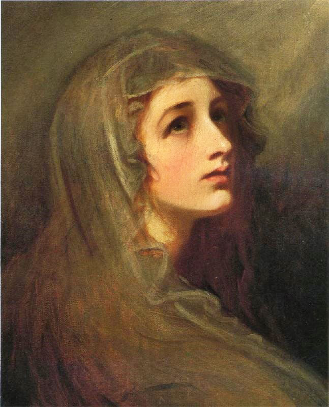 Lady Hamilton As A Vestal by George Romne